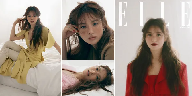 12 Foto Cantik Song Hye Kyo di Elle Singapore, Dandan Bold - Wajahnya Beda Sampai Bikin Pangling!