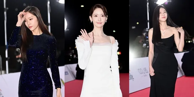 12 Potret Best Dress Aktris Cantik Korea di Red Carpet 42nd Blue Dragon Film Awards, Yoona Girls Generation - Krystal Stunning!