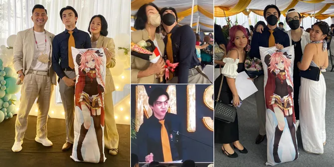 14 Potret Wisuda Arka Anak Anjasmara dan Dian Nitami, Wajah Ganteng dan Bantal Wibu-nya Jadi Sorotan