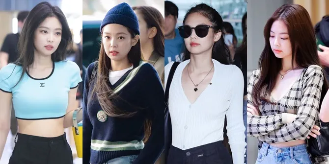 15 OOTD Fashion Airport Estetik Ala Jennie BLACKPINK, Simple Namun Begitu Chic dan Selalu Dihiasi Brand Chanel