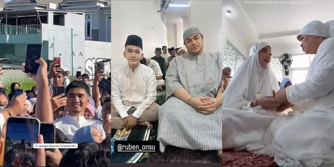 16 Potret Salat Ied Seleb di Lebaran 2025, Ada yang Jadi Ajang Meet & Greet Dadakan
