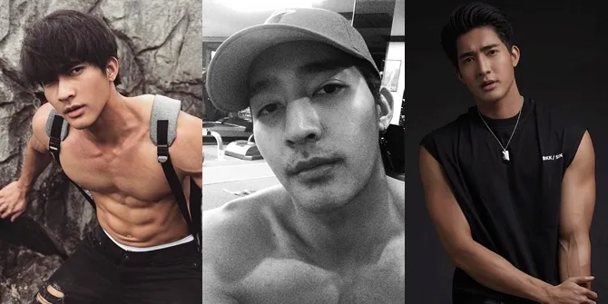 20 Foto Pesona Macho Earth Pirapat Pamer Body Kekar dan Atletis, Punya Bicep Menonjol - Perut Six Pack Bak Roti Sobek