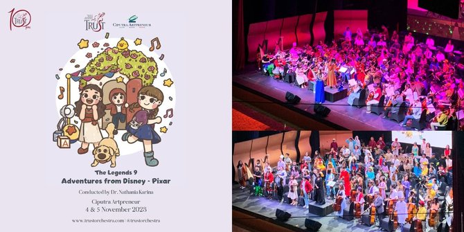 4000 Tiket Habis Terjual, Ini Dia 8 Potret Keseruan Trust Orchestra The Legends 9: Adventures from Disney Pixar - Ajak Penonton Kembali Ke Masa Kecil!