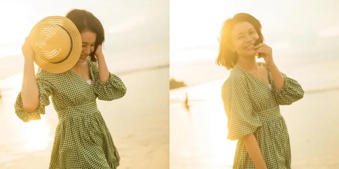 6 Potret Photoshoot Rossa dalam Suasana Senja di Pantai, Prilly Latuconsina: Cantiknya Gak Nyantai!
