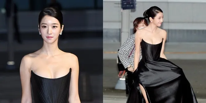 6 Potret Seo Ye Ji di Buil Film Awards 2020, Tampil Ala Black Swan dengan Gaun Seharga 65 Juta Rupiah