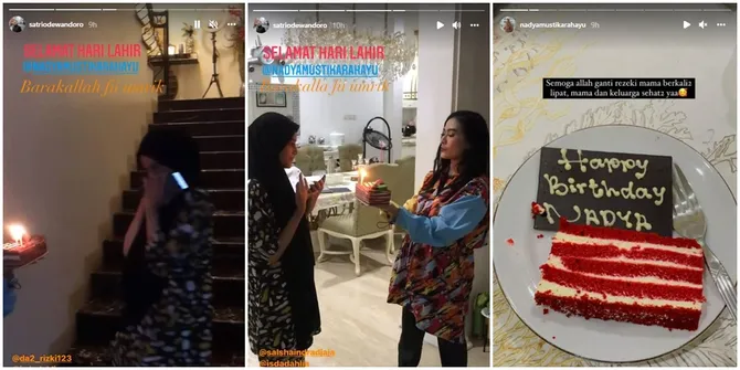 6 Potret Ulang Tahun Nadya Mustika, Iis Dahlia Beri Kejutan Manis - Dianggap Seperti Mantu Sendiri