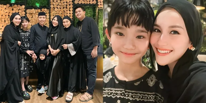 7 Momen Ayu Ting Ting Buka Puasa Bareng Keluarga & Semua Timnya, Serunya Kagak Kelar-Kelar
