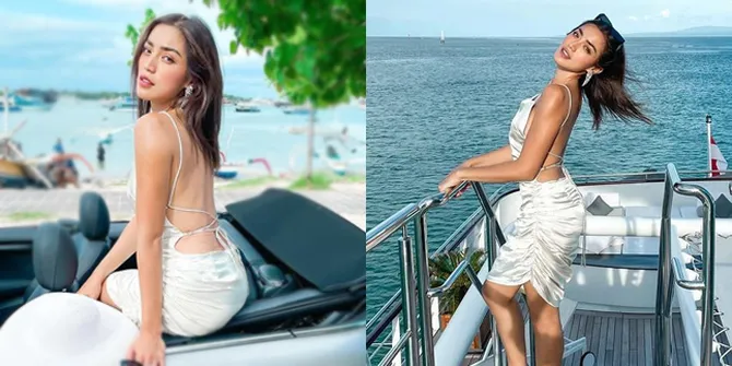 7 Pesona Jessica Iskandar Dalam Balutan Backless Dress, Anggun dan Makin Hot