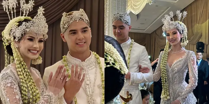 7 Potret Alyssa Daguise Pakai Kebaya Putih dan Siger Sunda di Momen Akad Nikah, Anggun Banget - Bikin Pangling