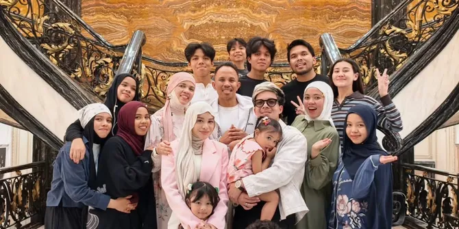 7 Potret Ameena, Azura, dan Baby Arash Kumpul di Rumah Gen Halilintar, Tingkahnya Bikin Gemas