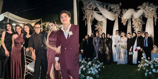 7 Potret Artis Hadiri Pernikahan Harris Vriza dan Haviza Anjani, Ada Nagita Slavina yang Tampil Elegan - El Rumi dan Syifa Hadju Kompakan