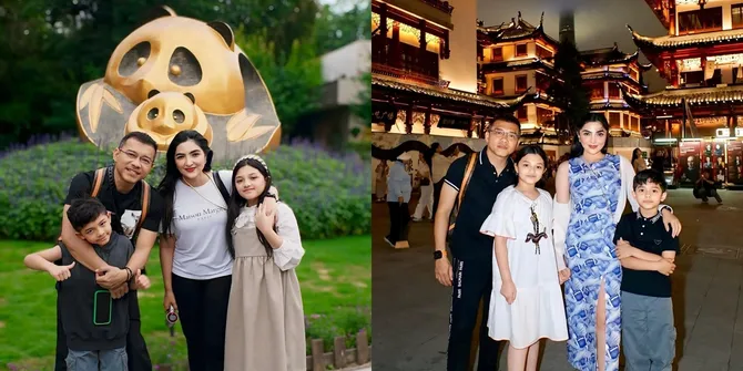 7 Potret Ashanty Liburan Keliling China, Kagumi Keindahan Zhangjiajie National Park - Sempat Sapa Panda di Chengdu