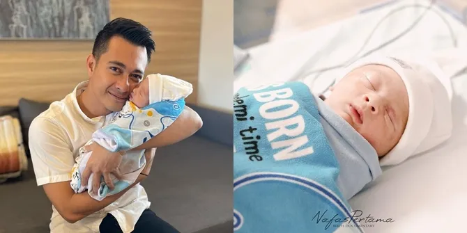 7 Potret Baby Akshay Anak Ketiga Eza Gionino Bintang Sinetron 'CINTA SETELAH CINTA', Hidungnya yang Mancung Jadi Sorotan Netizen