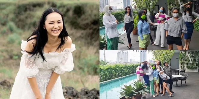 7 Potret Bridal Shower Kalina Ocktaranny, Dikritik Netizen Karena Calon Pengantin Didorong Sampai Jatuh - Basah Kuyup