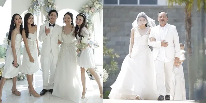 7 Potret Cantik Natasha Wilona Saat 'Dinikahi' Teuku Rassya, Auranya Bak Pengantin Beneran - Panen Pujian