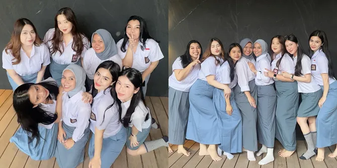 7 Potret Felicya Angelista Buka Puasa bersama para Sahabat, Kompak Kenakan Seragam SMA - Masih Cantik Bak Remaja Meski Sudah Berkeluarga 