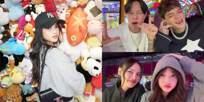 7 Potret Fuji dan Erika Carlina Ajak Reza Arap ke Playground, Bikin Konten Bareng - Ternyata Bisa Lucu Juga