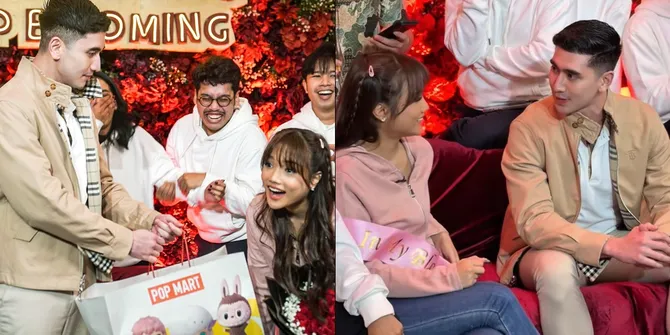 7 Potret Fuji Diberi Oleh-Oleh Verrell Bramasta Usai dari China, Sweet Romantis dan Bikin Salting