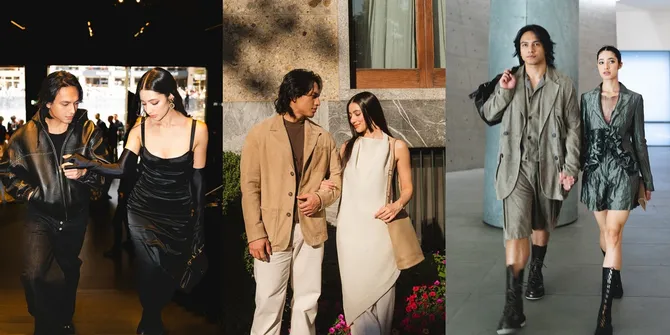 7 Potret Gaya Pacaran Jefri Nichol dan Ameera Khan di Milan Fashion Week, Disebut Auranya Mahal