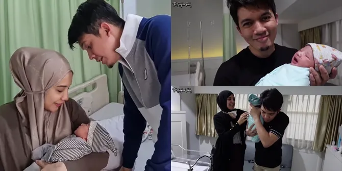 7 Potret Hari Pertama Irwansyah Jadi Ayah, Bingung Lihat Baby Ukkasya Nangis Terus - Belajar Gendong dan Begadang Tapi Gak Berasa Capek