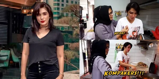 7 Potret Kedekatan Ussy Sulistiawaty dengan Ibu Mertua, Kompak Masak Bareng
