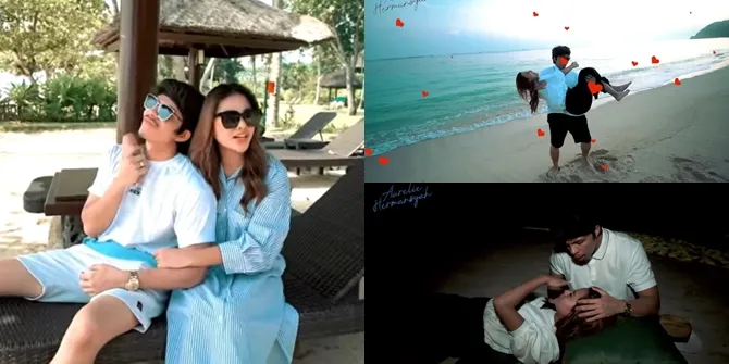 7 Potret Kemesraan Aurel Hermansyah dan Atta Halilintar di Bali, Peluk-Cium Saat Naik Mobil Sport Mewah - Gendong Romantis di Pinggir Pantai