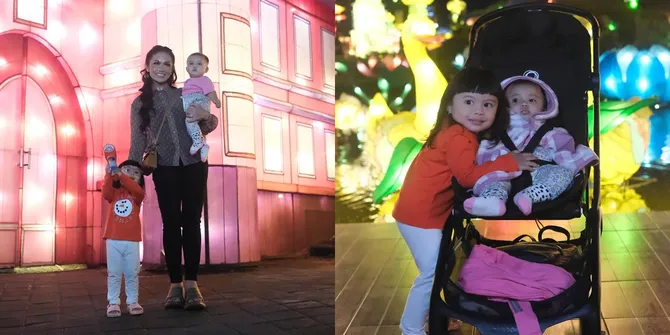 7 Potret Keseruan Ameena Liburan Bareng Kris Dayanti di Batu, Ekspresinya Disorot Netizen - Sayang Banget Sama Azura