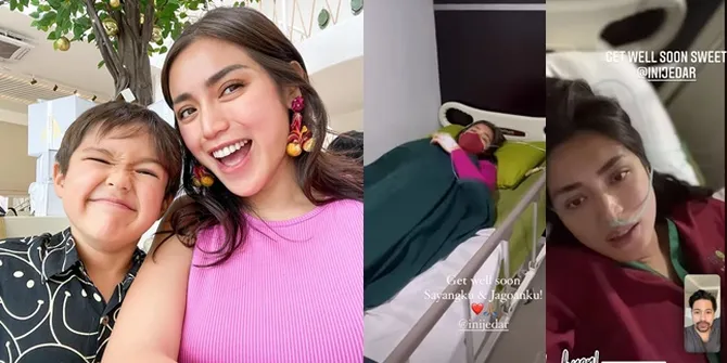7 Potret Kondisi Jessica Iskandar dan El Barack Usai Dilarikan ke Rumah Sakit, Tangan Diinfus - Pakai Alat Bantu Napas