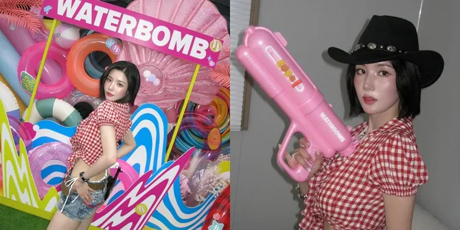 7 Potret Kwon Eunbi di Waterbomb 2025, Transformasi Cowgirl Seksi yang Bikin Netizen Heboh