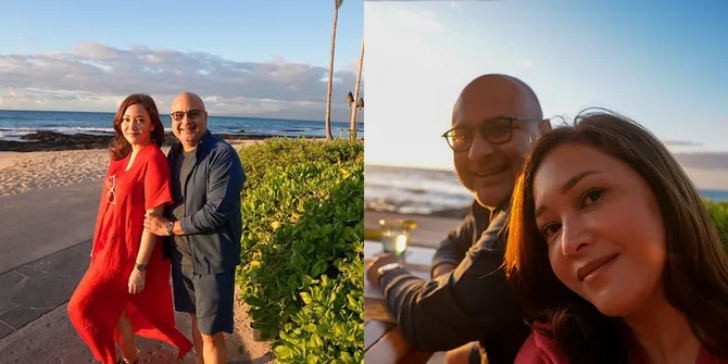 7 Potret Liburan Maia Estianty dan Irwan Mussry di Hawaii, Romantis Nikmati Sunset - Menginap di Resort Bintang Lima