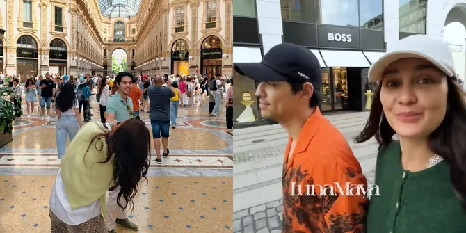 7 Potret Luna Maya dan Maxime Bouttier Nyicil Bulan Madu di Italia & German, Santai Tunjukkan Kemesraan