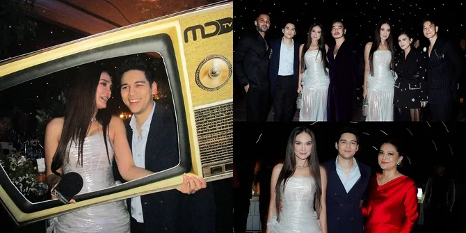 7 Potret Luna Maya di Pesta Anniversary Pernikahan Manoj Punjabi, Tampil Menawan dalam Balutan Gaun Karya Ivan Gunawan - Mesra bareng Maxime Bouttier