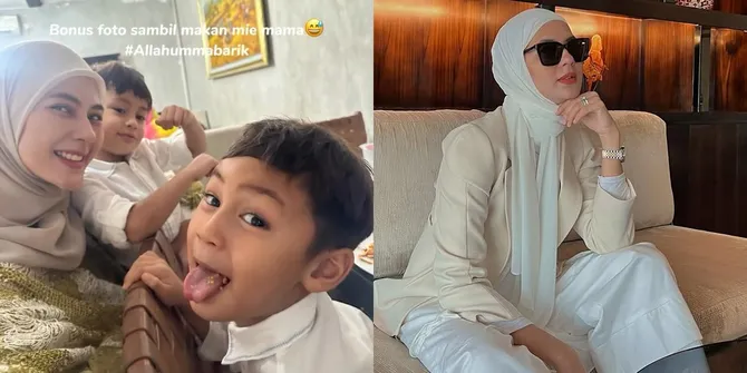 7 Potret Paula Verhoeven, Curhat Menghabiskan Lebaran Pertama Tanpa Anak-Anak 