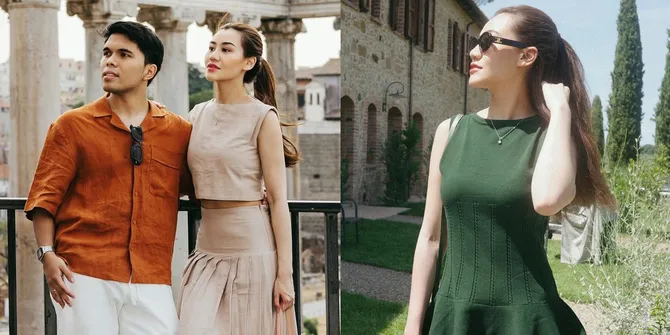 7 Potret Penampilan Cantik Aaliyah Massaid Selama Bulan Madu di Italia, Simple Tapi Berkelas