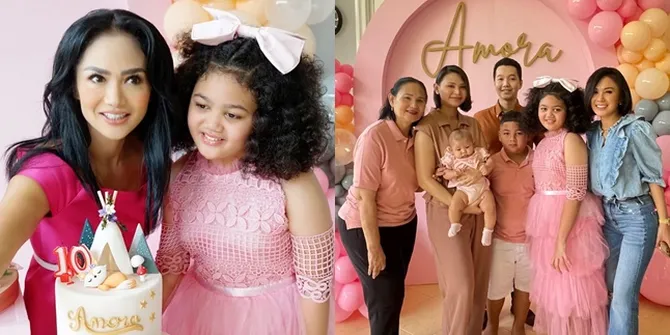 7 Potret Pesta Ulang Tahun Amora Anak Krisdayanti, Tetap Bahagia Meski Tanpa Kehadiran Raul Lemos