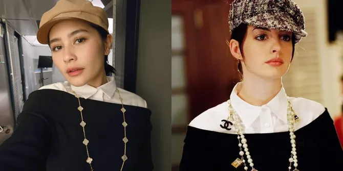 7 Potret Prilly Latuconsina Cosplay Jadi Anne Hathaway di Film Tahun 2000-an, Sama-Sama Cantik Menawan