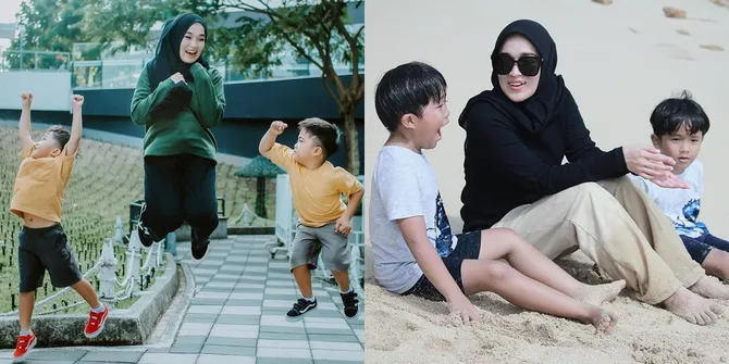 7 Potret Ririe Fairus Bareng Dua Anaknya, Selalu Bahagia Usai Tak Bersama Ayus Sabyan Lagi