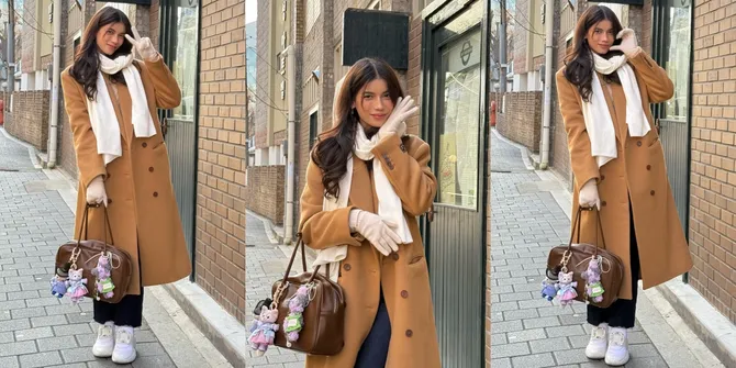 7 Potret Sabrina Chairunnisa Liburan ke Korea Selatan Lagi, Cantik Pakai Coat di Musim Dingin Meski Merasa Seperti Buntelan Kasur