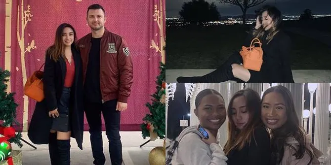 7 Potret Salmafina Sunan Rayakan Natal Pertamanya, Pergi ke Amerika Serikat dan Rasakan Kehangatan