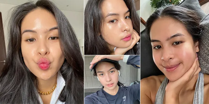 7 Potret Selfie Maudy Ayunda dengan Wajah Polos Tanpa Makeup, Tetap Cantik dan Glowing Banget!