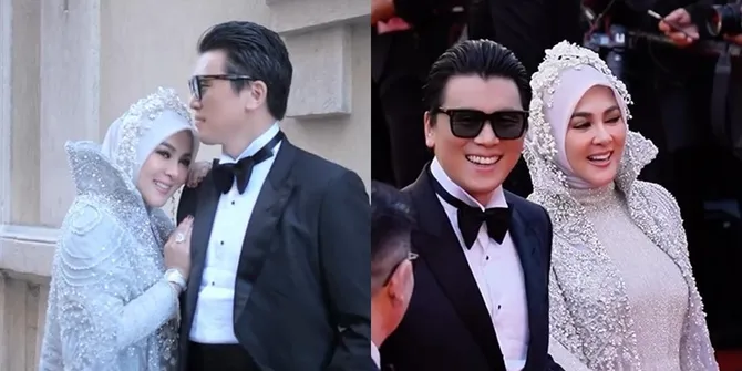 7 Potret Syahrini dan Reino Barack di Cannes Film Festival 2025, Bagai Bodyguard yang Penuh Cinta