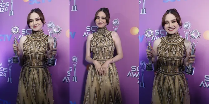7 Potret Syifa Hadju Menang Penghargaan Aktris Utama Paling Ngetop SCTV Awards 2024, Hadiah Akhir Tahun Buat Aku