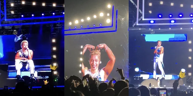 7 Potret Taeyang Tampil Lagi di Indonesia Setelah 6 Tahun, Ngaku Kangen VIP