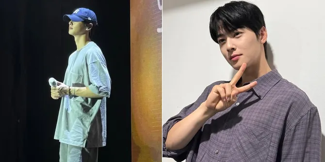 7 Potret Terbaru Cha Eun Woo Usai Fancon, Makin Ganteng Kena Angin Jakarta
