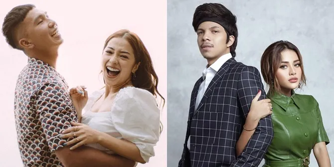 8 Foto Adu Gaya Pasangan Nikita Willy - Indra Priawan dan Aurel Hermansyah - Atta Halilintar, Suami Istri Muda yang Romantis!