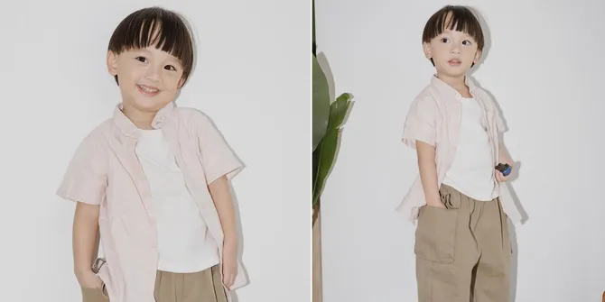 8 Foto Anzel Anak Audi Marissa dan Anthony Xie Makin Ganteng, Bakat Jadi Model Cilik