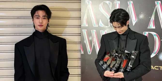 8 Foto Byeon Woo Seok di AAA 2024: Jadi Momen Reuni Manis dengan Kim Hye Yoon