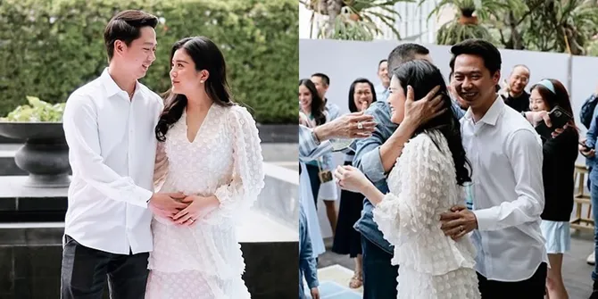 8 Foto Gender Reveal Kehamilan Valencia Tanoe, Anaknya Disebut Bakal Cantik, Cerdas, Bugar dan Kaya