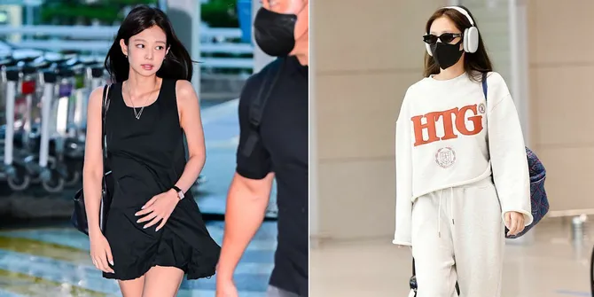 8 Foto Transformasi Fashion Airport Jennie BLACKPINK Sejak Debut Hingga Kini, Nggak Pernah Gagal Cantik