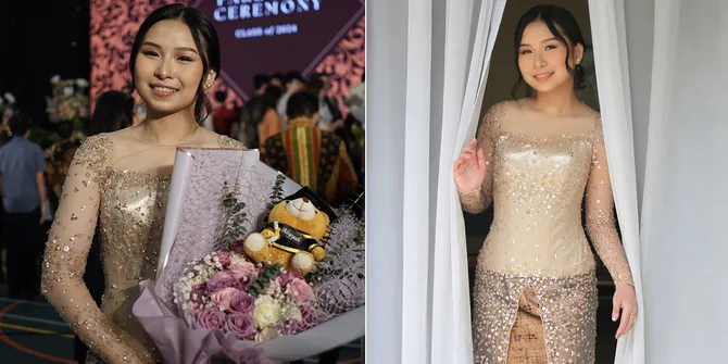 8 Foto Wisuda Aliyyah Kohl Adik Sisca Kohl, Cantik Banget Pakai Kebaya